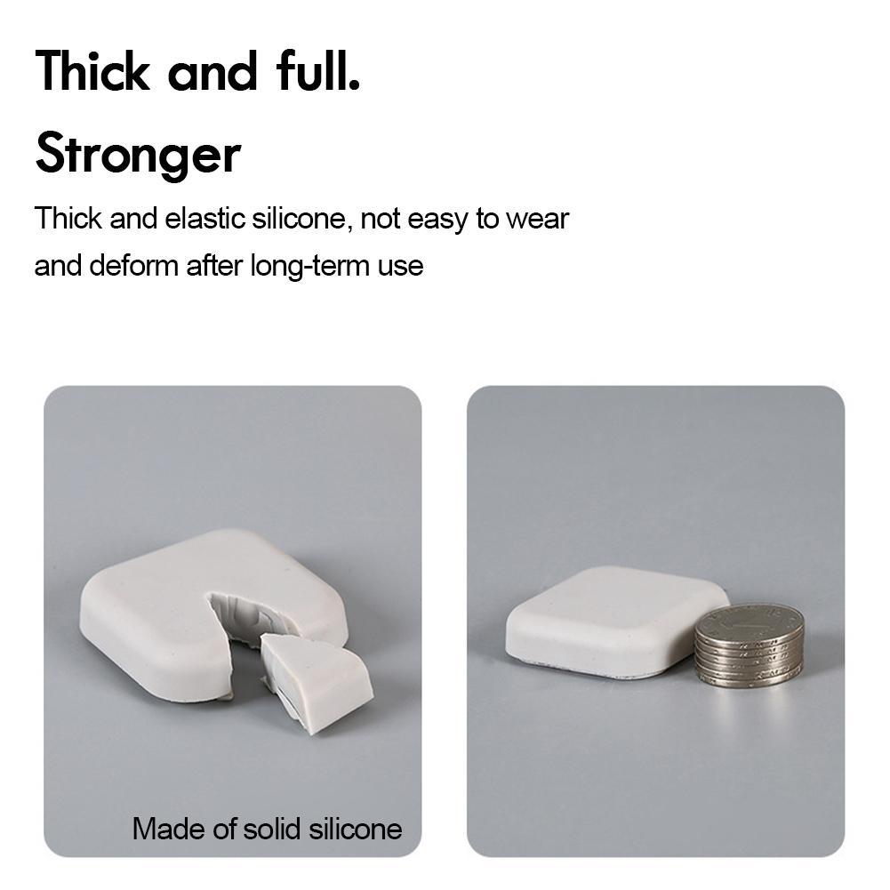Silicone Stopper Door Mute Stickers Self Adhesive Protection Porte Pad Door Stopper Silicon Rubber Hardware Bumper Wall Mat