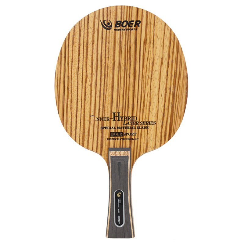Hoja de tenis de mesa de fibra de carbono de 7 capas, pala de Ping Pong ligera, Accesorios de Tenis de Mesa, 2 tamaños: long