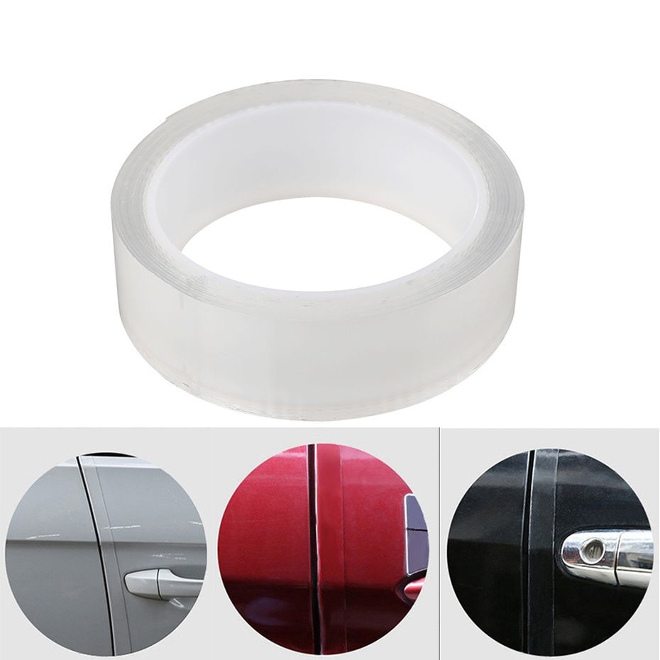 2/3/5cm*3m Clear Car Door Anti-scratch Wrap Film Styling Mouldings Car Door Edge Guard Strip Paint Protection Sticker