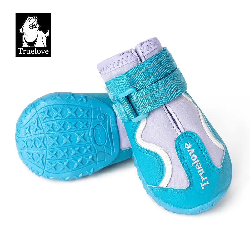 Sapatos para cães Truelove, botas para cães grandes e médios e protetores de patas para inverno, pavimento de dia nevado, à prova d'água com sola TPR TLS3963