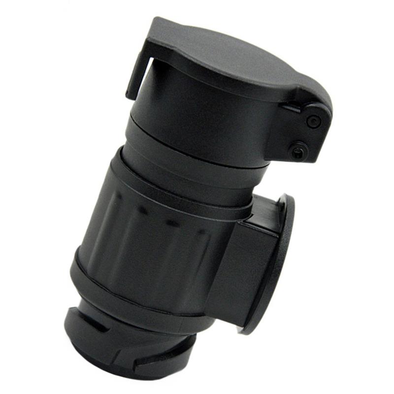 EU 13 To 7 Pin Adapter Connector Pin Socket Trailer Towbar Towing Caravan Truck Electrical Converter