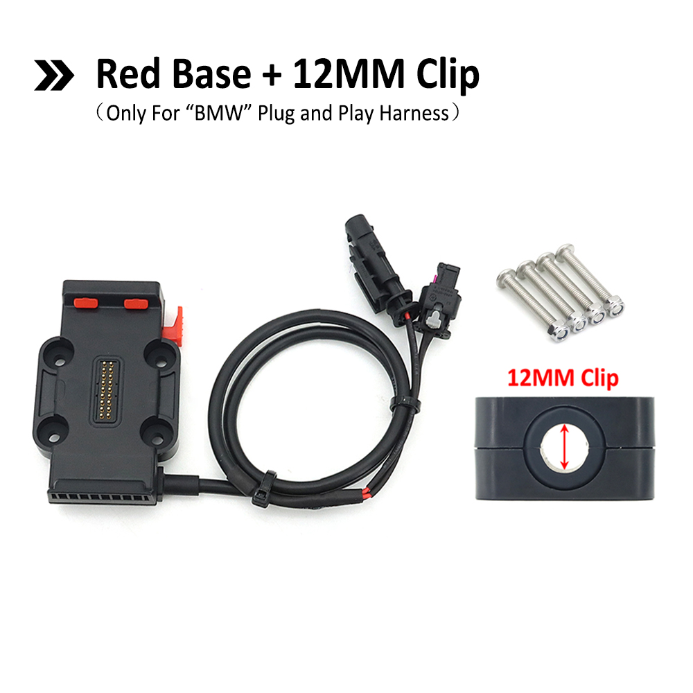 Voor Alle Bmw Motorfiets Draadloze Opladen 12/16/22Mm Roll Bar Telefoon Navigatie Beugel Base R1250GS R1150GS f750GS F850GS R1200GS: green