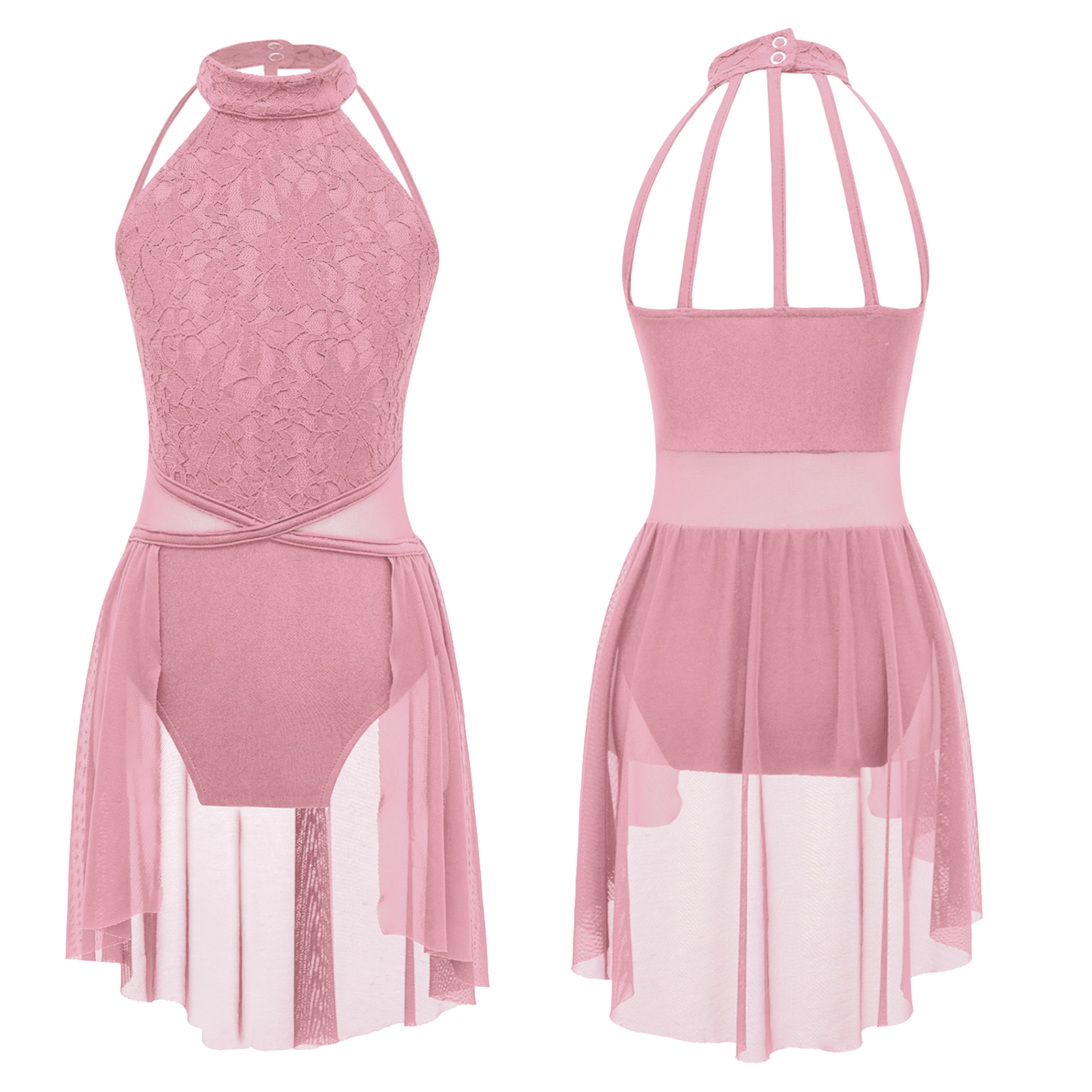 Vestido de leotardo de Ballet para niñas, traje de bailarina de baile contemporáneo lírico, ropa de actuación, clase de baile, gimnasia