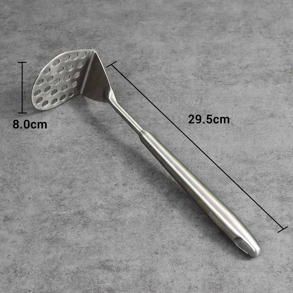 Vegetable Potato Masher Fruit Tools Mashed Potatoes Ricer Juice Accessories Kitchen Press Potatoe Cooking Stainless Steel Tool: large