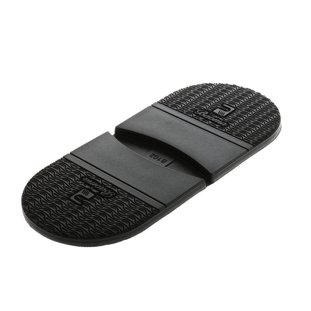 Almohadillas de goma antideslizantes para zapatos Unisex, almohadillas para los pies, grosor negro, plantilla para el talón, talla única de 6,5mm