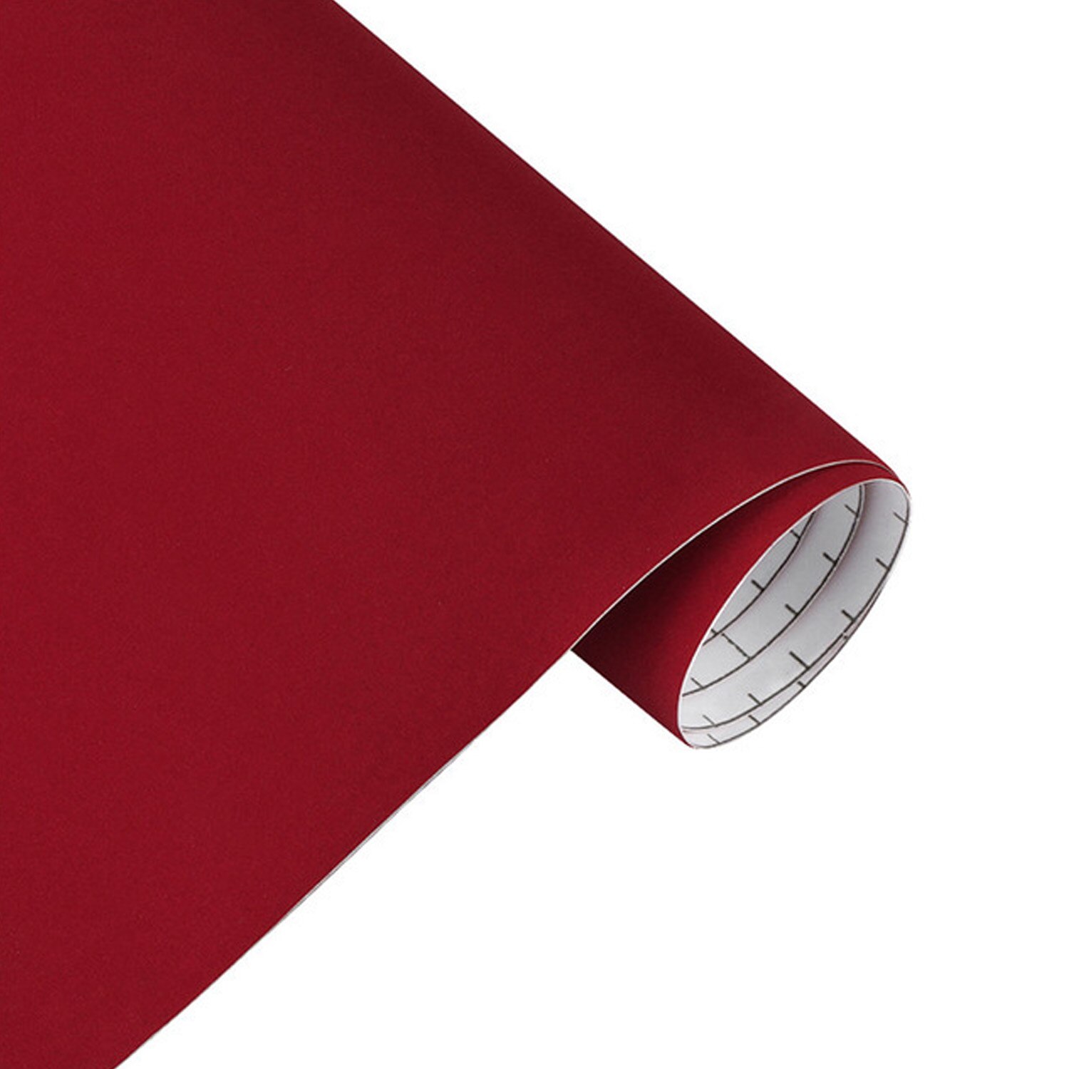Self Adhesive Flocking Liner Soft Velvet Contact Paper Shelf Liner Pad Roll for Drawer Dresser Cabinets Jewelry Box 12 x 40inch: Red