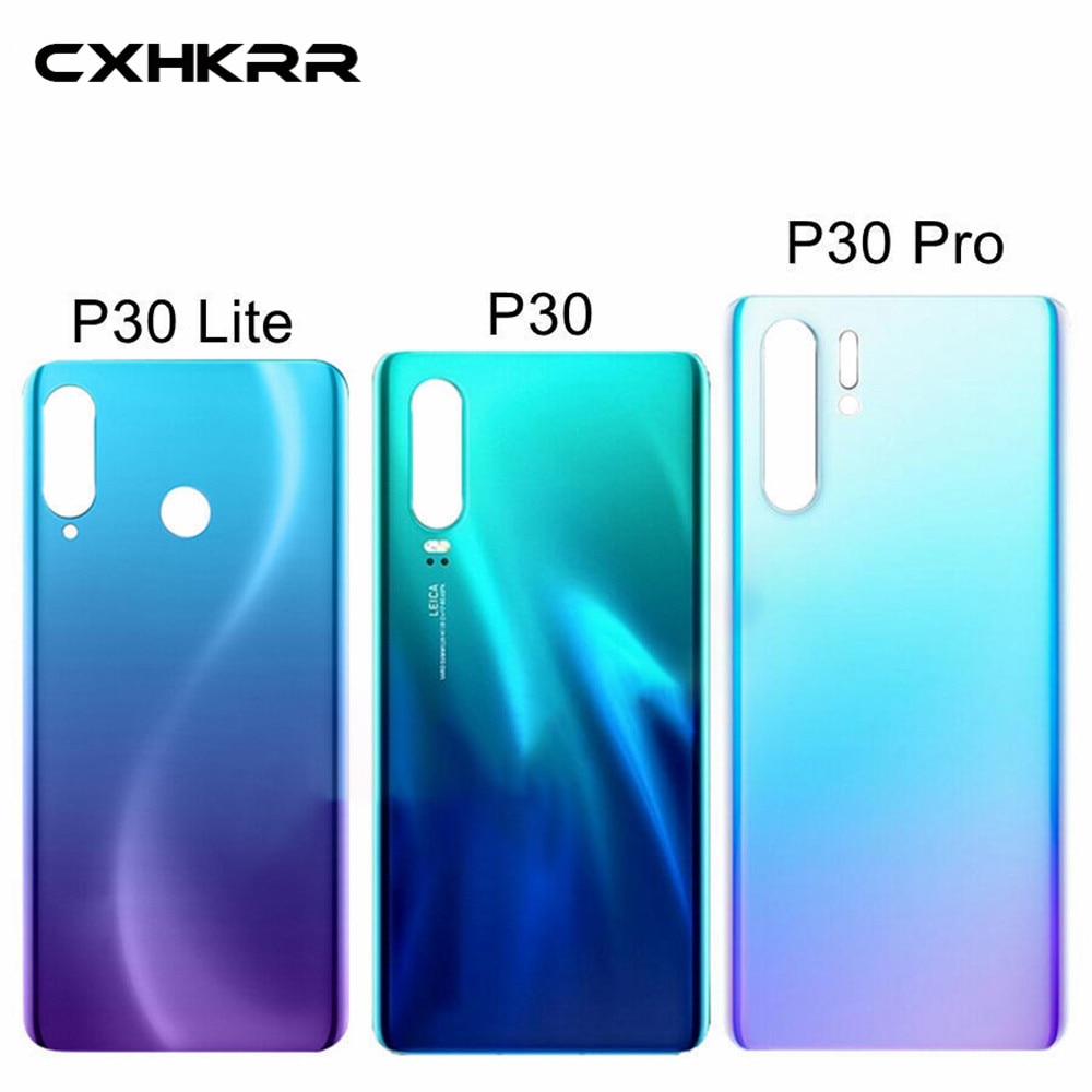 Capa traseira original para huawei p30 pro voltar bateria capa de vidro porta traseira caso habitação para huawei p30 bateria capa