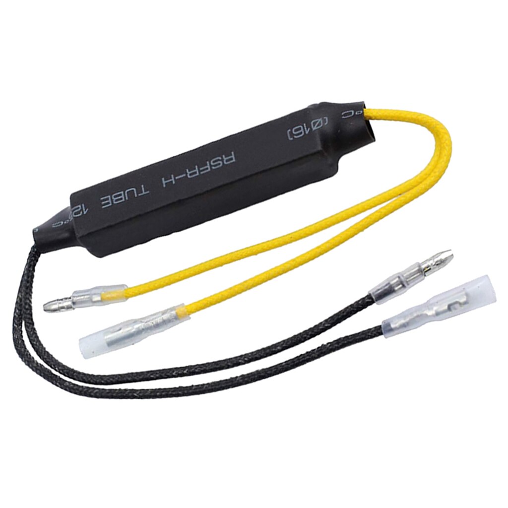 12V moto LED clignotant ampoule clignotant clignotant résistance 27W 26ohm