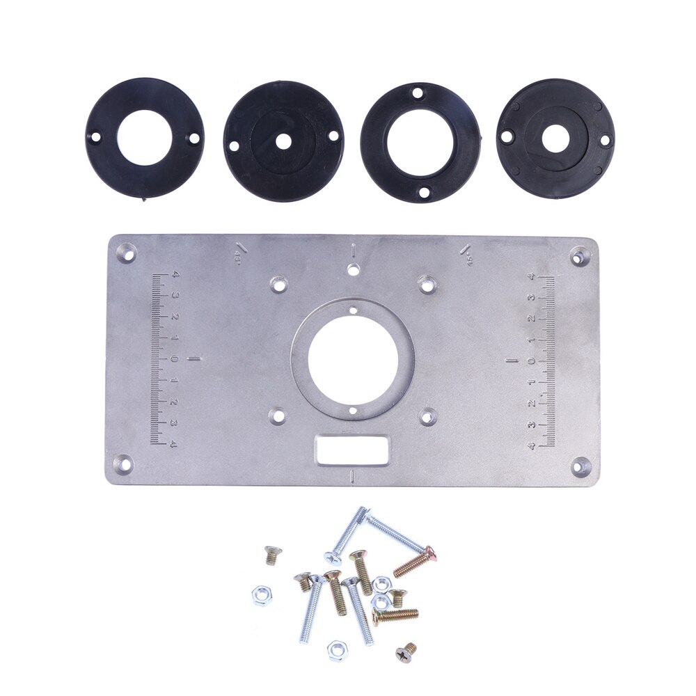 Multi-functional Router Table Insert Plate Set for Woodworking Bench MAKITA 700C - 235mm x 120mm x 8mm