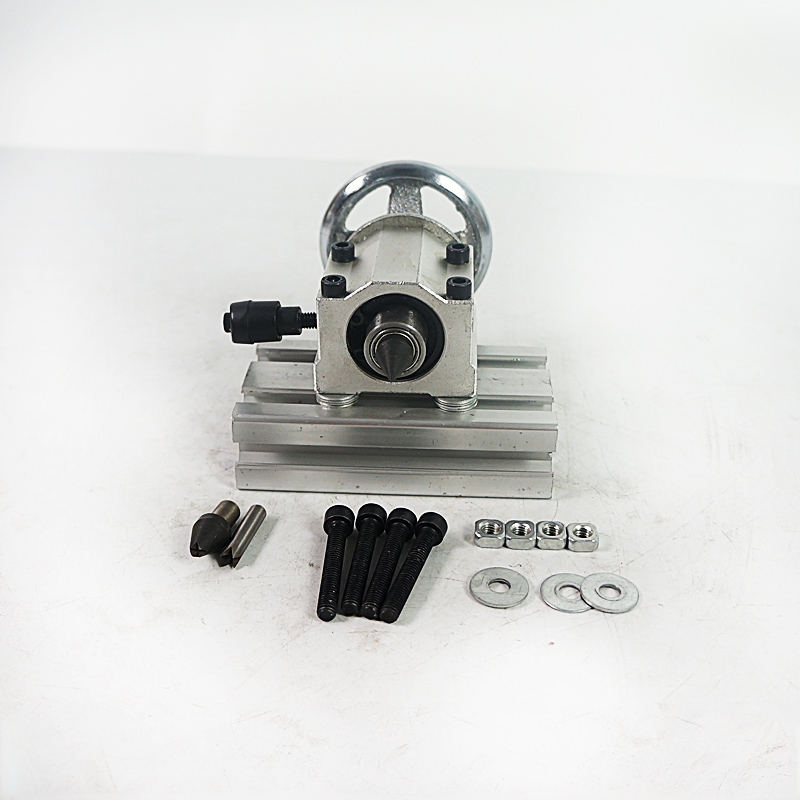 CNC Reitstock mit 3 stücke Schwanz Mitte Höer 55mm für CNC Drehachse 4th EINE Achsen Graveur für DIY Cnc Fräsen Maschine