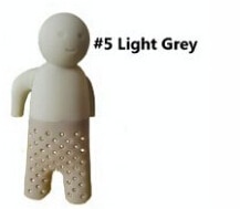Light Grey Zetgroep 1 stks Thee-ei Mug & Cup Filter Theepot (OPP pakket) 10 kleur