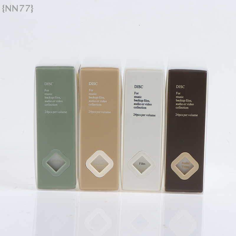 【No】1 Pcs Hard CD/DVD Album Case - 24-Disc Capacity Portable Storage Organizer For Media Collections