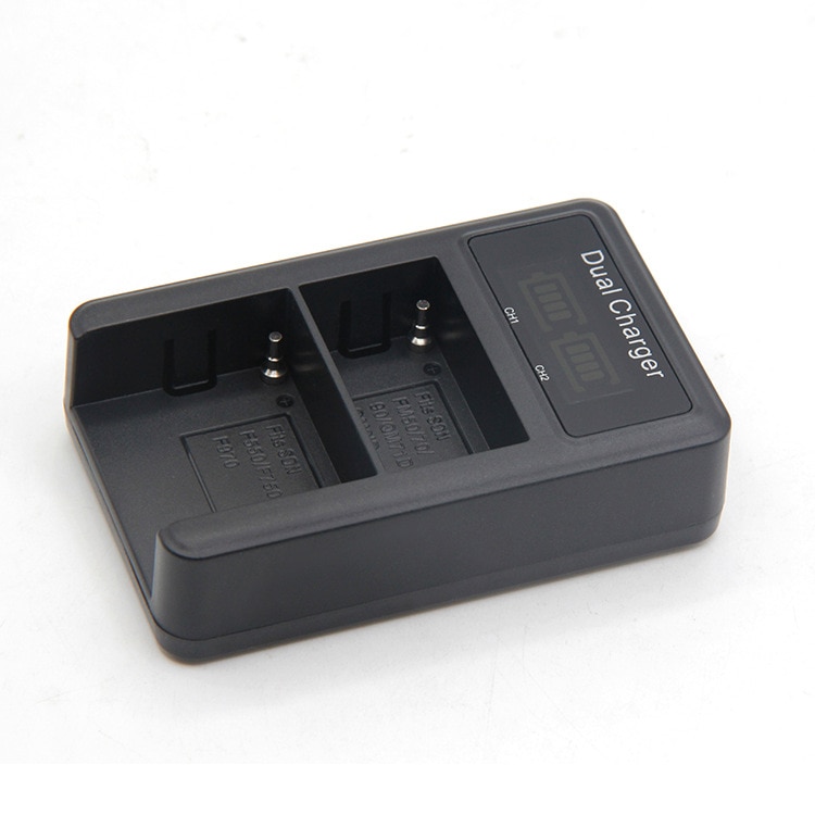 USB LCD Dual Channel Quick Digital Battery Charger for SONY F series NP-F970 F750 F960 F550 FM500h FM70 FM90 QM71D QM91D