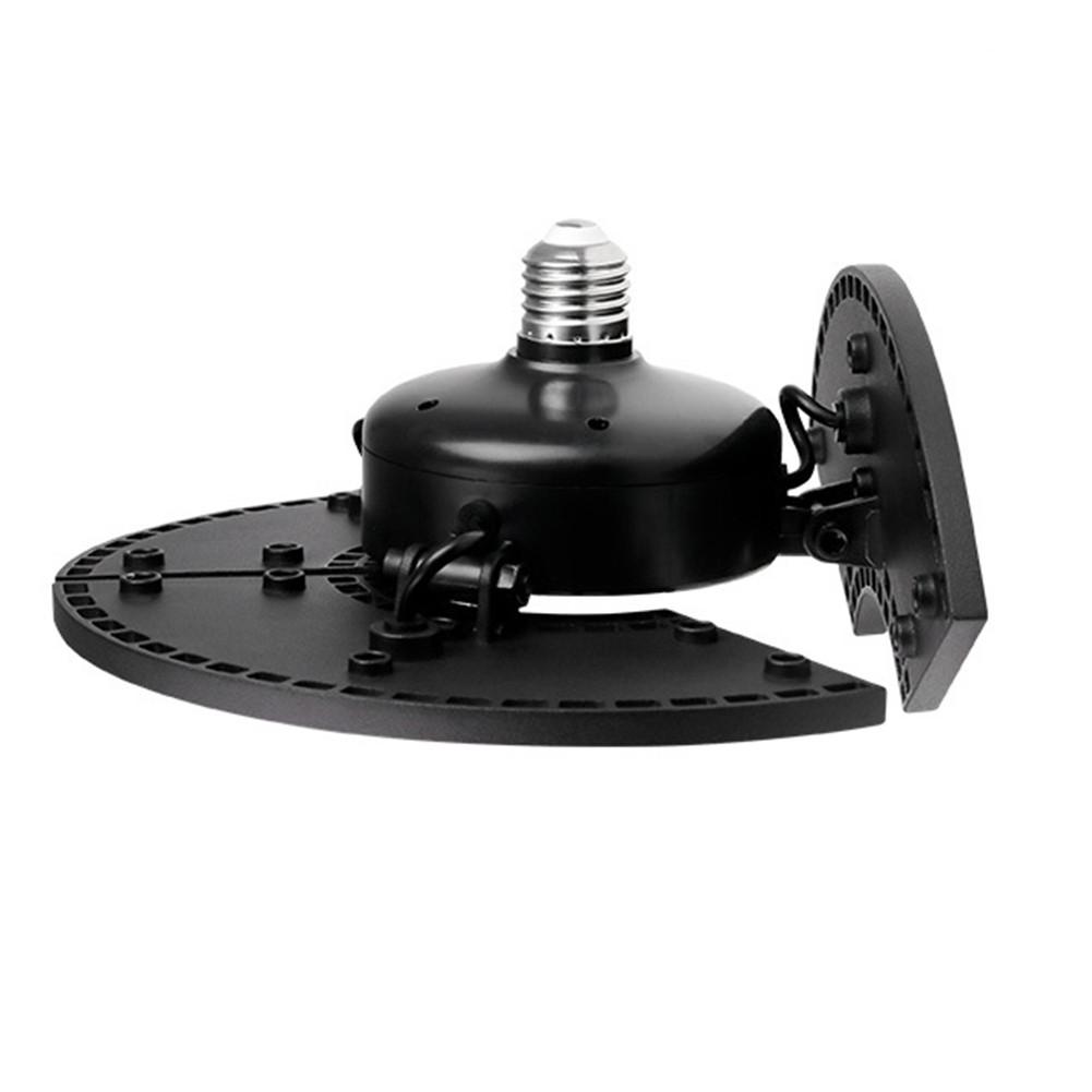 E27/E26 LED Lamp 100-265V 60W Deformation Garage Light UFO High Bay Light Ceiling Light Foldable Workshop Lamp Factory Light