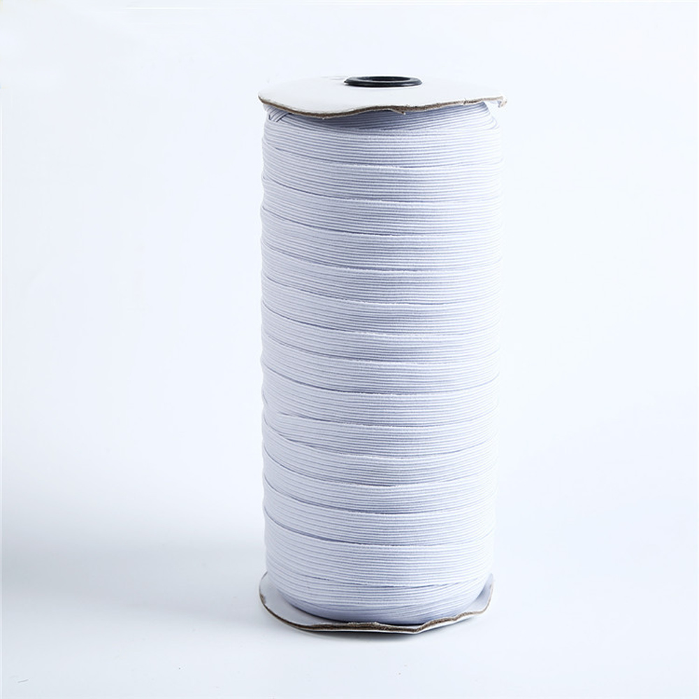 100 Yards 1 cm Brede Elastische Spool Elastisch Koord Elastische Band Platte Breien Naaien Stretch Touw