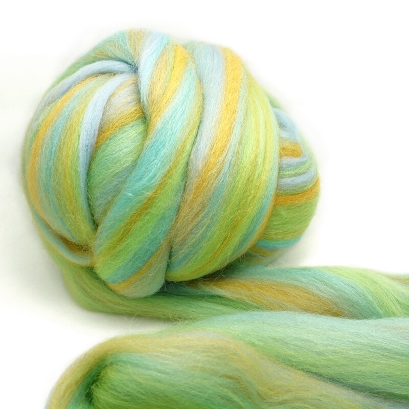Extra Fijne kleur mengsel Merino Wol roving fiber blended wol 50G Perfect in Nat en naaldvilten y03