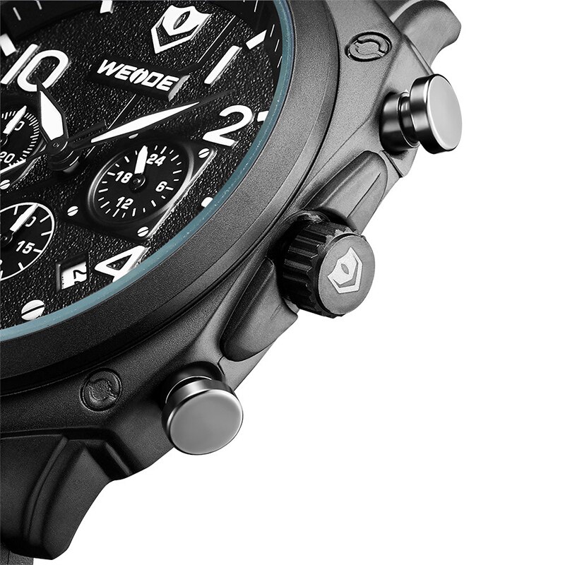 Reloj WEIDE, relojes de cuarzo para hombres, relojes de pulsera militares resistentes al agua deportiva, relojes de hombre, reloj Masculino
