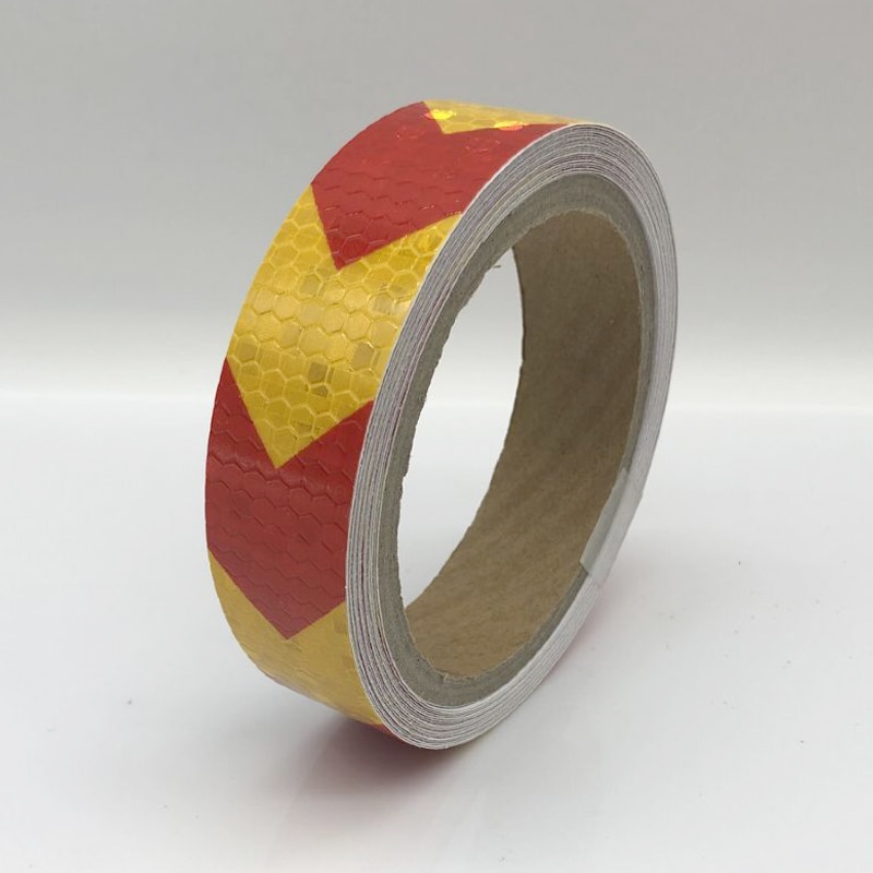 Reflective Tape Bike Stickers Reflective Safety Warning Conspicuity Reflective Tape Film Sticker Light Bar Bicycle Accessories