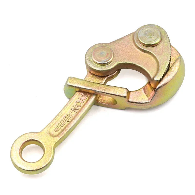 0.5Ton Wire Rope Jaw Clamp Multifunctional Electricity Cable Grip Pulling Non-Slip Haven Mini Tightening Tool Carbon Steel