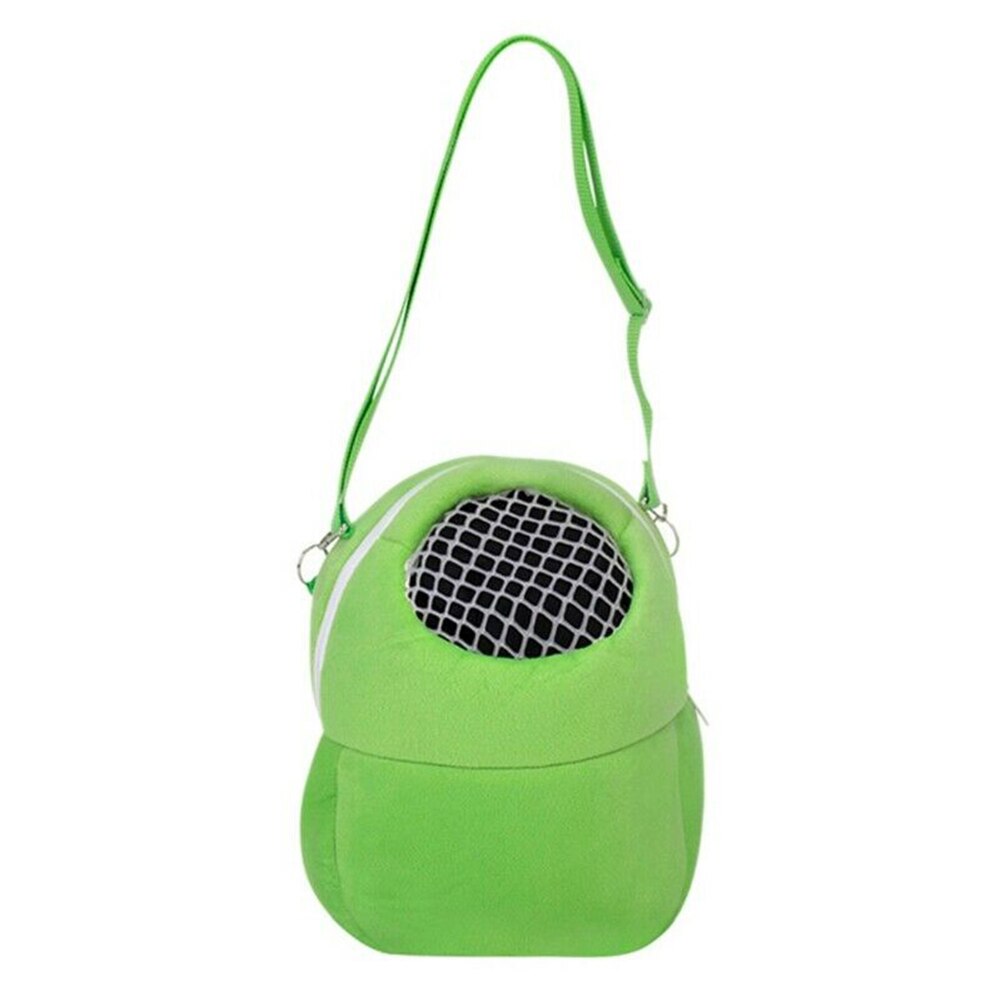 Bolsa transportadora Hamsters, bolsa portátil transpirable para salir para mascotas pequeñas Chinchilla conejillo de indias ardilla SEC88: green / S