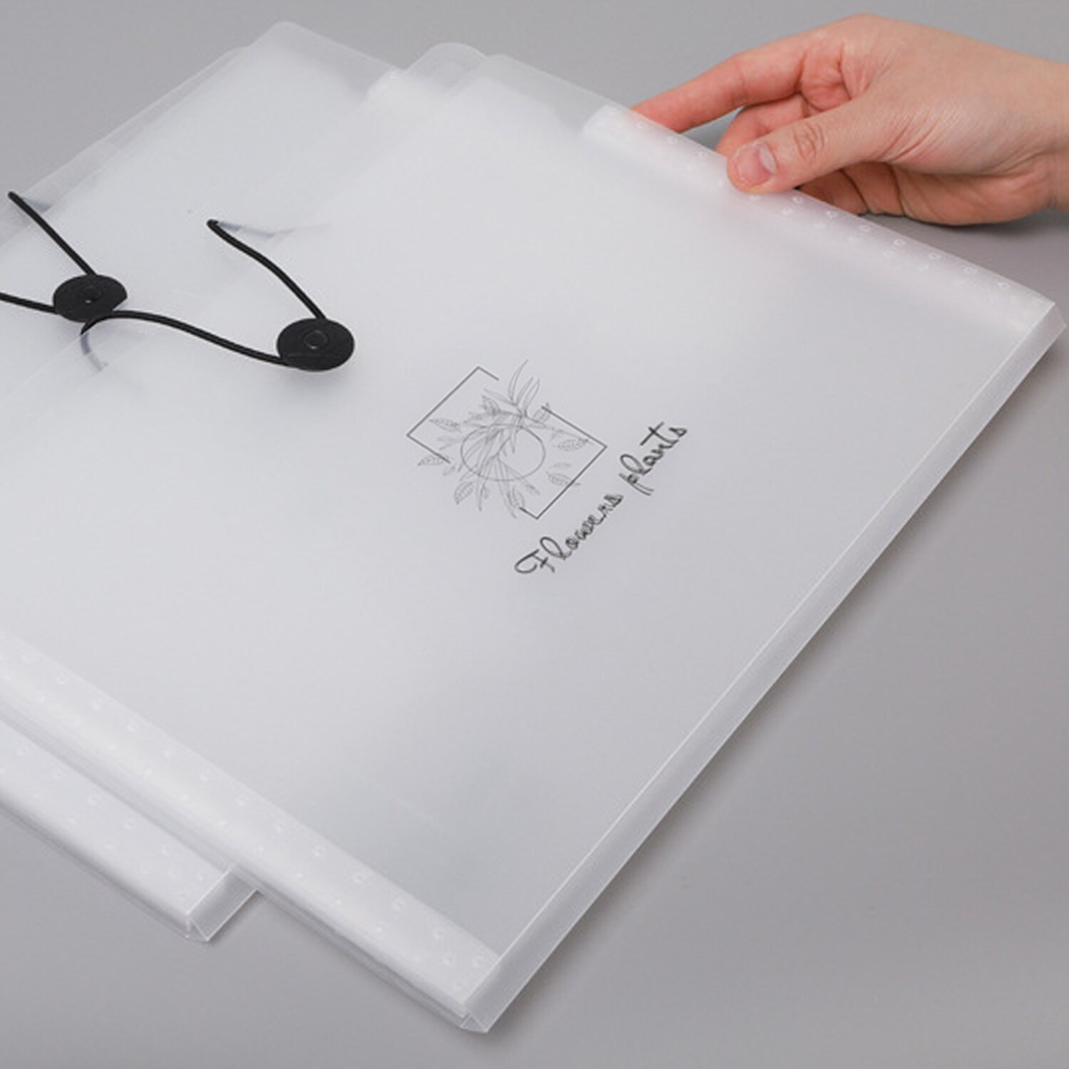 8-Pocket Expanding Files Folder Accordion Style Document Organizer Bag with 12pcs Labels for School Office Home A4 Letter Size