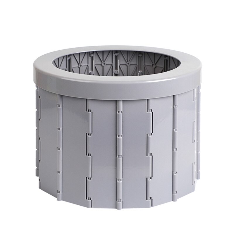 Siège de toilette pliable et Portable pour adulte, pot pliable pour voyage en plein air, Camping, voiture, fournitures de toilette: Gray
