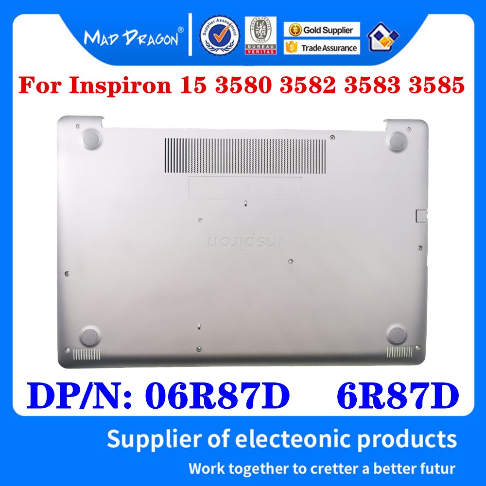 Novo original palmrest capa superior teclado c escudo preto para dell inspiron 15 3580 3582 3583 3585 0p4mkj p4mkj 086hkp 86hkp: 06R87D