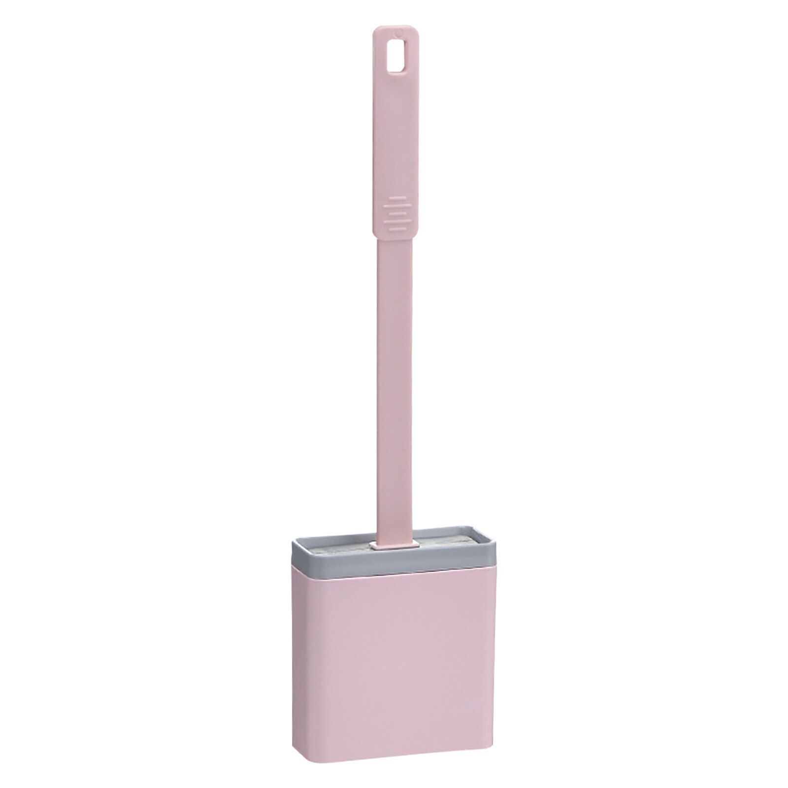 Wall Mount Toilet Brush Set Long Handle Bathroom Soft Brush Holder With Lid Thoroughly Clean Any Corner Lightweight Durable #38: H