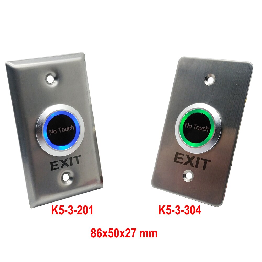 Touchless Door Access Control Release Switch IR Contactless No Touch Infrared Exit Button
