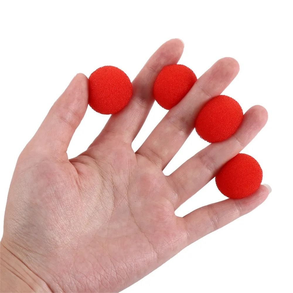 5 Stuks Super Zachte Spons Bal Vinger Goocheltrucs Verschijnen/Verdwijnende Ballen Magia Podium Straat Illusies Gimmick Leuk Klassiek Speelgoed