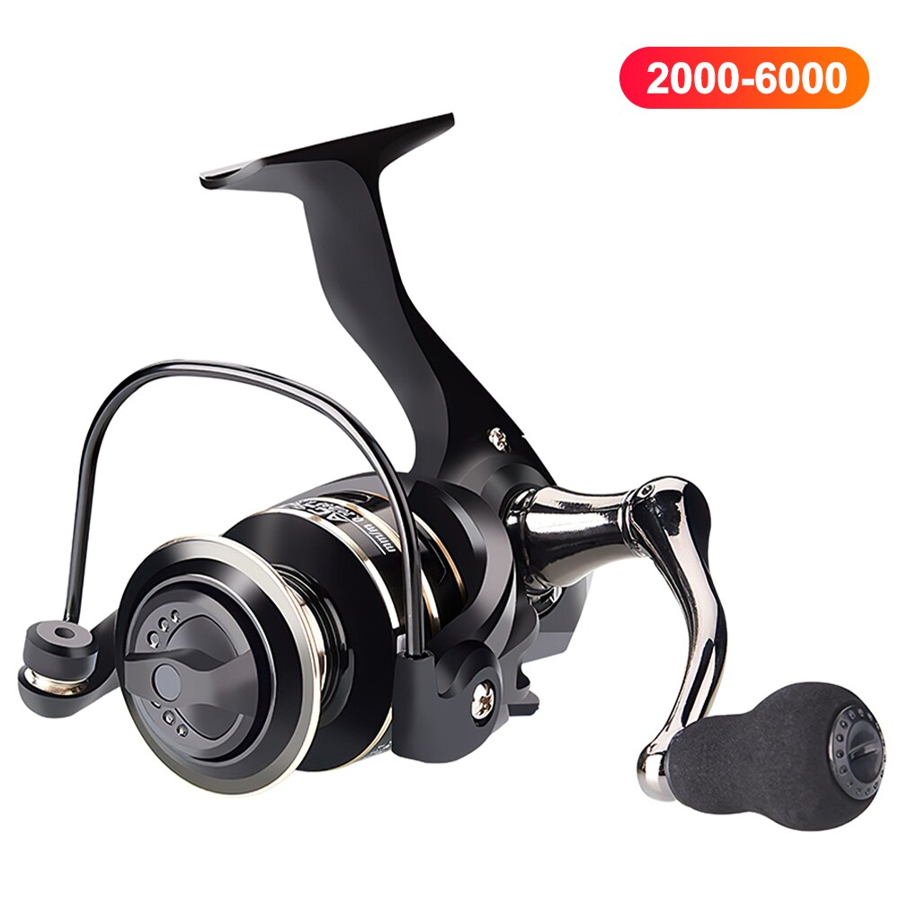 Spinnewiel Vissen Reel Snelheid Verhouding 5.2:1 Alle Metalen Rocker Spool U-Vormige Reel Seat Roterende Zee Hengel Tool Shimano