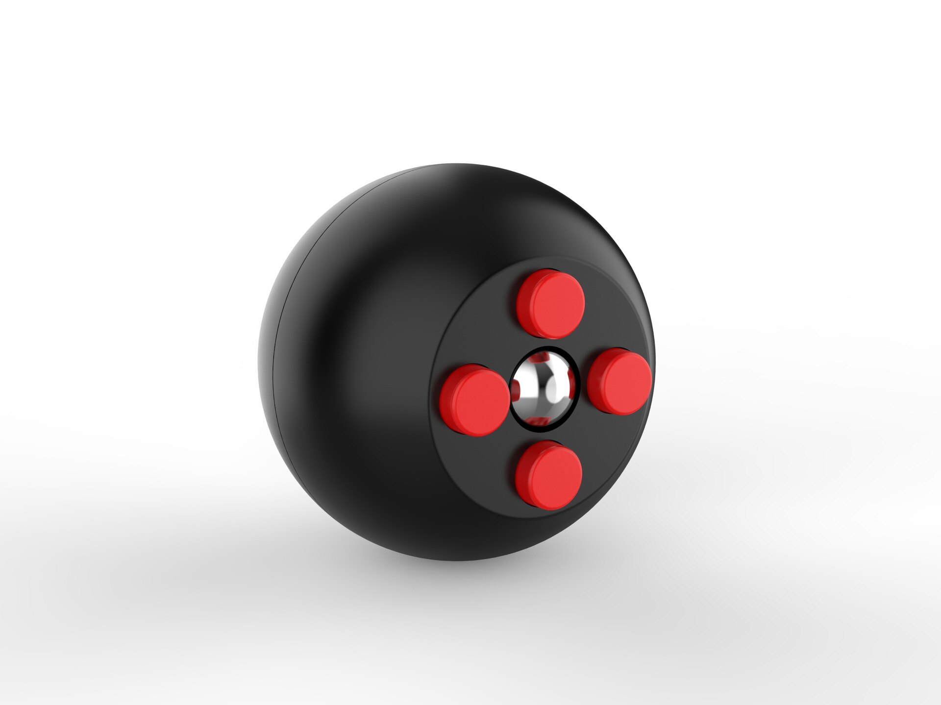 Ronde Decompressie Cube Dice Puzzel Decompressie Speelgoed Vreemde Decompressie Kubus Bal: Rood