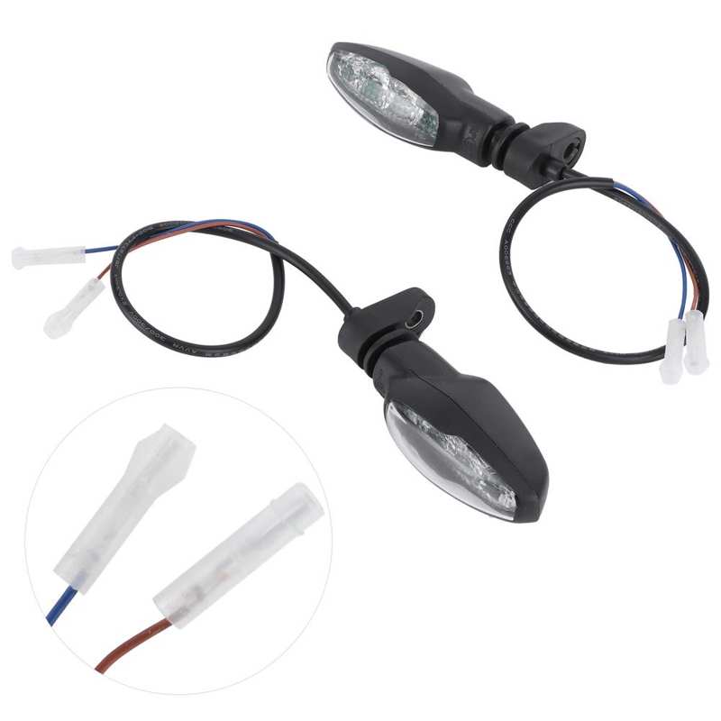 Pairs Motorcycle Turn Signal Light LED Front LED Amber Indicators 12V Fit for TRIUMPH Tiger 800/