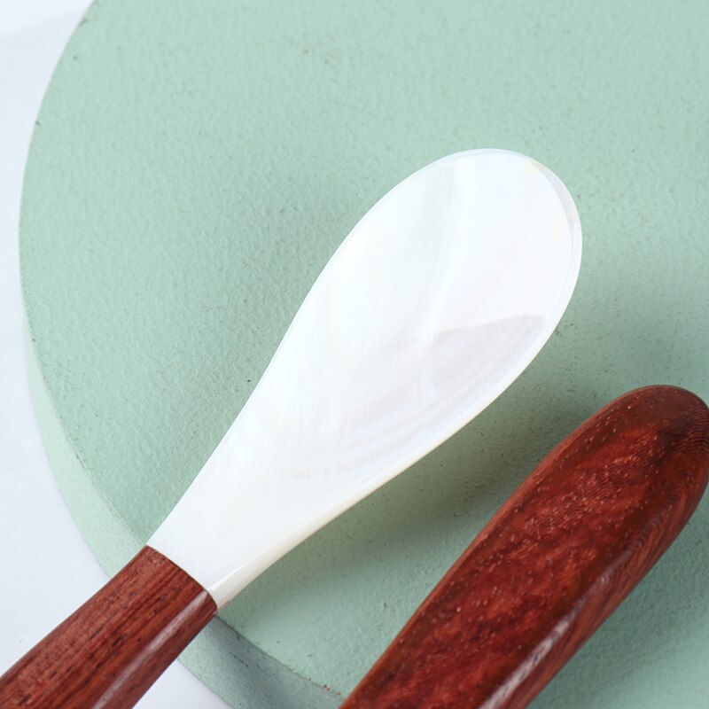 Natuurlijke Schelp Lepel Caviar Schelpen Vork Lepel Servies Taart Desserts