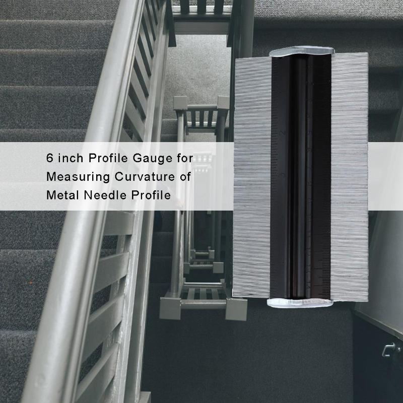 6 inch Metal Needle Contour Profile Gauge Tiling Laminate Contour Gauge