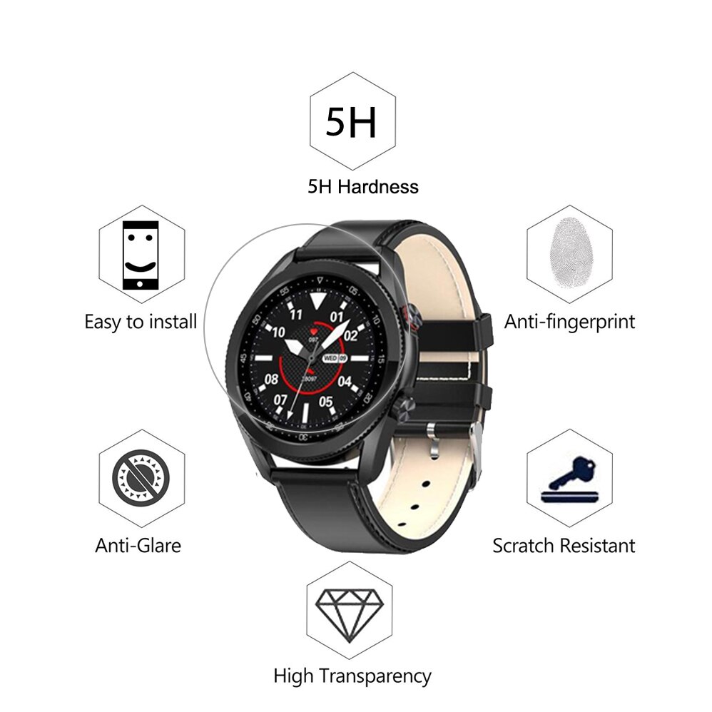 3PCS Smartwatch Screen Protector Film For Microwear L7 L7 L9 L11 L12 L13 L15 L16 L19 5H Nano Anti-shock Clear PET Film Not Glass