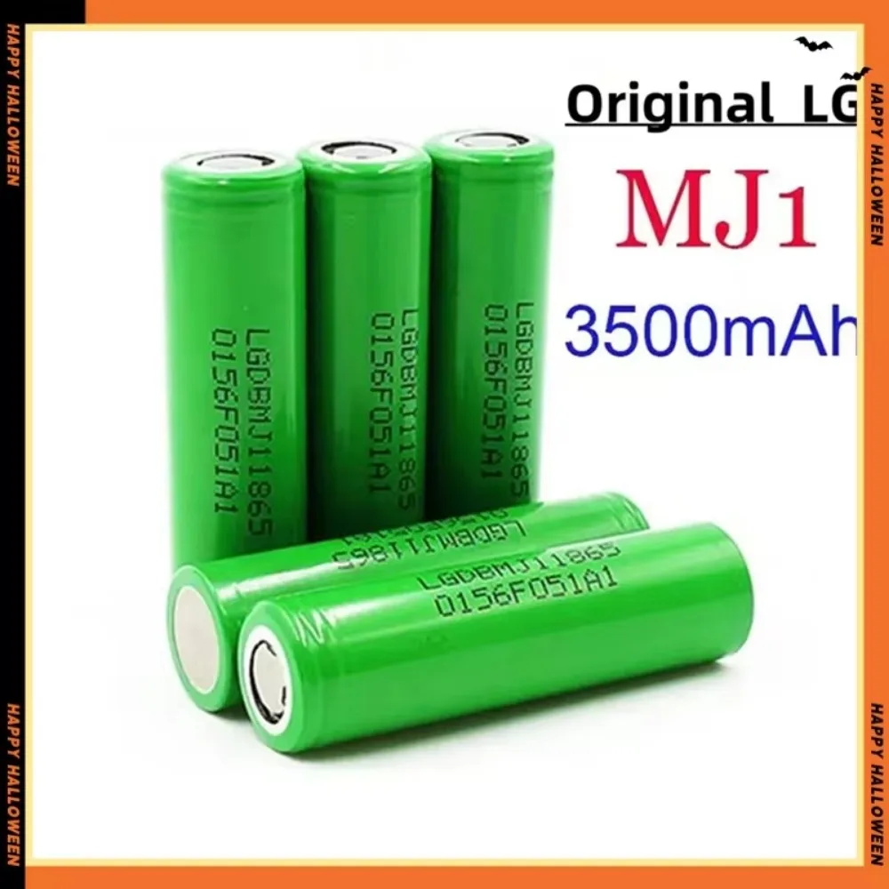 18650 lithium battery 3500mAh 3.7v 25A INR18650 MJ1 high power power tool battery 18650 rechargeable battery+Charger