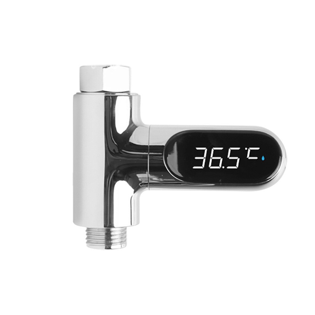 Led Water Thermometer Children Bath Faucet Shower Visual Thermometer Room Thermometer Hygrometer #G2: C