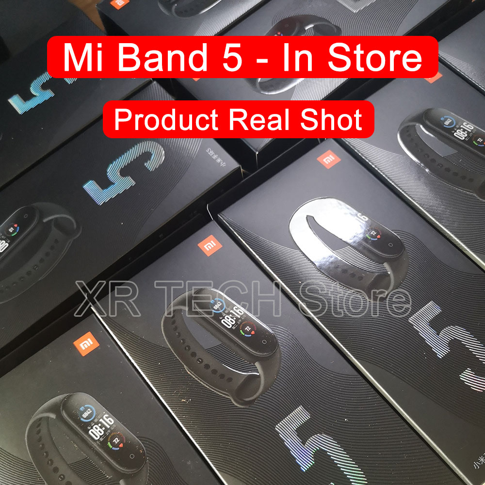 Xiaomi Mi Band 5 Smart Bracelet AMOLED Touch Screen Miband 5 Smartband Fitness Wristband Bluetooth Sport Waterproof Smart Band