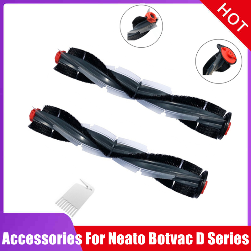 Repuesto para Neato Botvac D Series D3 D4 D5 D6 D7 D75 D80 D85, piezas de robot aspirador conectado, Kit de accesorios para pincel principal