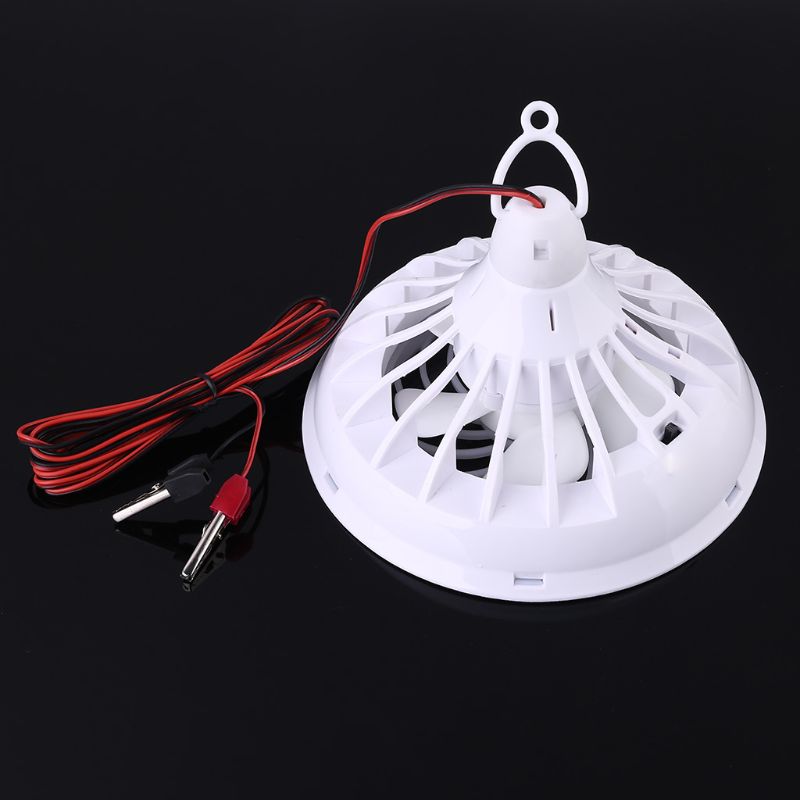 2 i 1 12v loft ventilator med led lys lampe hængende camping telt ventilator lanterner til udendørs vandreture grill hjemme sovesal