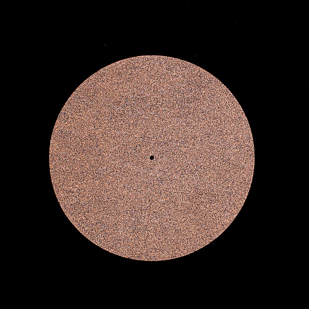 30cm Cork Rubber Turntable Platter Mat Players Slipmat Lightweight Anti-Static Vinyl Record Portable Music Element