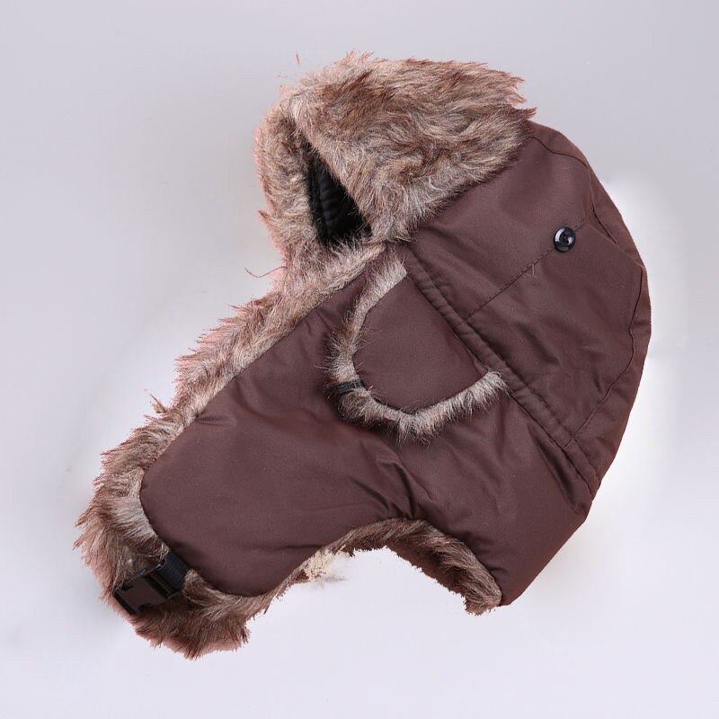 Brand Unisex Trapper Bomber Winter Warm Russian Trooper Ear FLAPS Winter Ski Hat Men Women Cap Bomber Hats