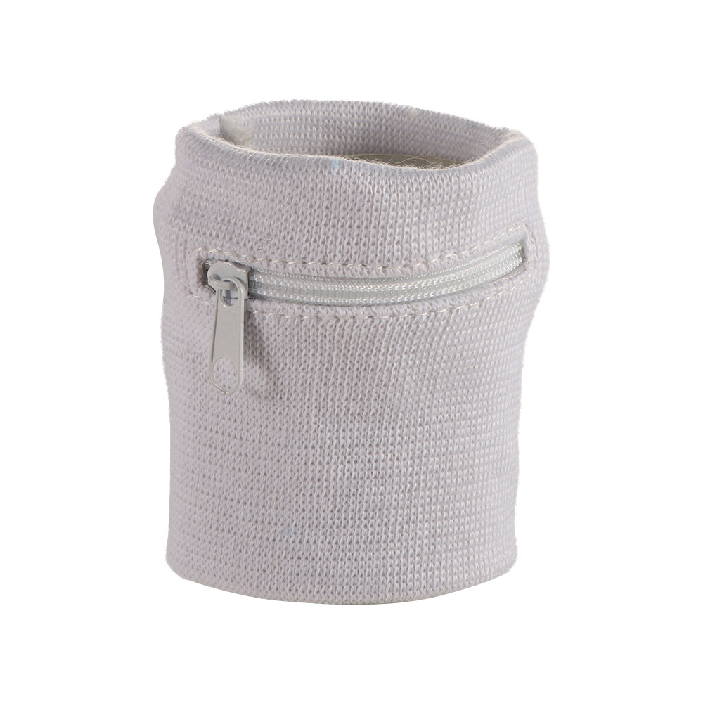 Säker för gym handledsplånbok andningsbart svettband handskydd armbandsväska handledsväska med dragkedja löpararmband handledsväska: Gul