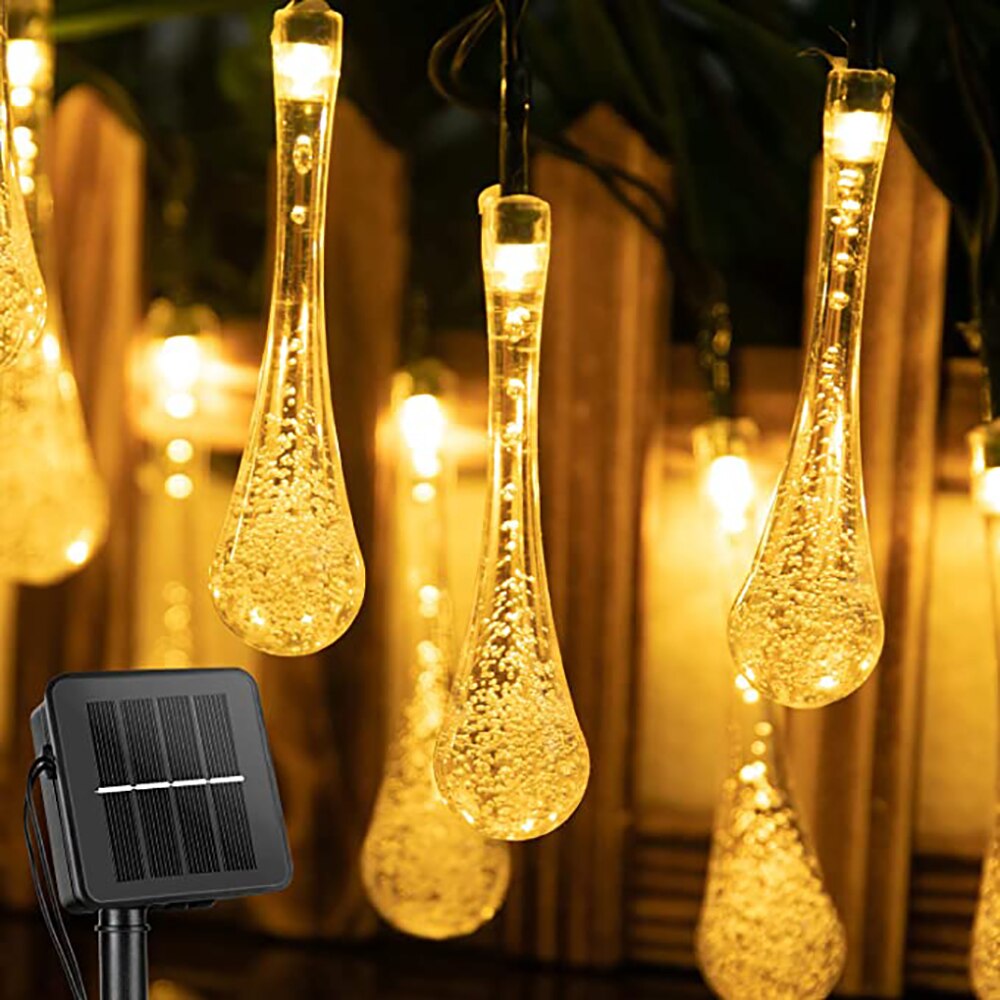 Solar LED Light Outdoor Garden Decoration Lamp 5M/6M/7M IP65 Waterproof Garland Lights For Vegetable Garden Furniture Decor