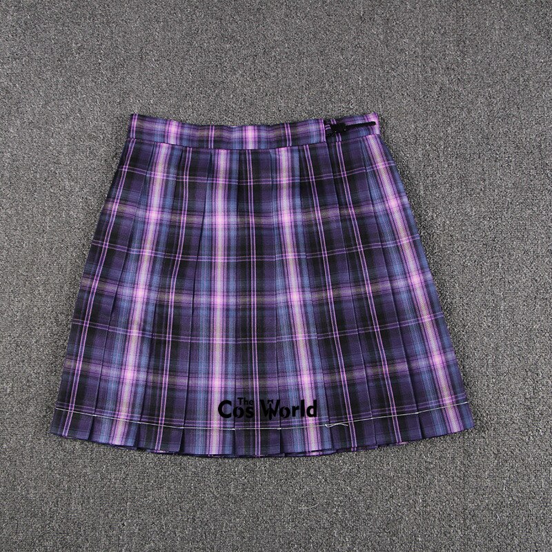 [Witch Contract] faldas a cuadros plisado de cintura alta de verano para niñas japonesas para uniforme escolar JK, ropa para estudiantes