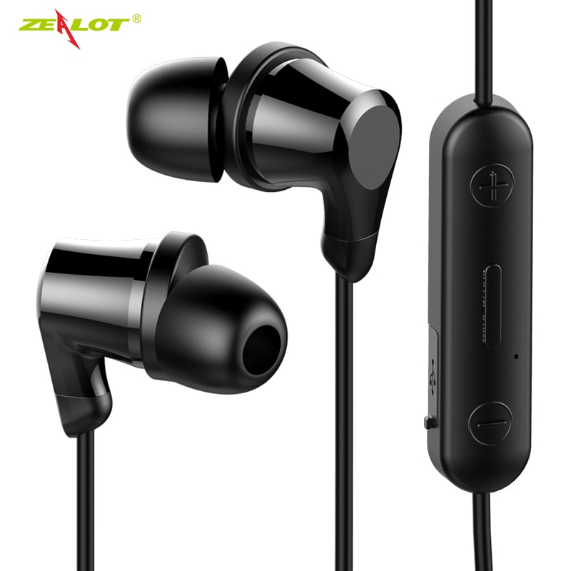 ZEALOT H11 Sport Bluetooth Earphone Running Waterproof Wireless Headphones Handsfree Headset with Mic for Phones connect 2 devic