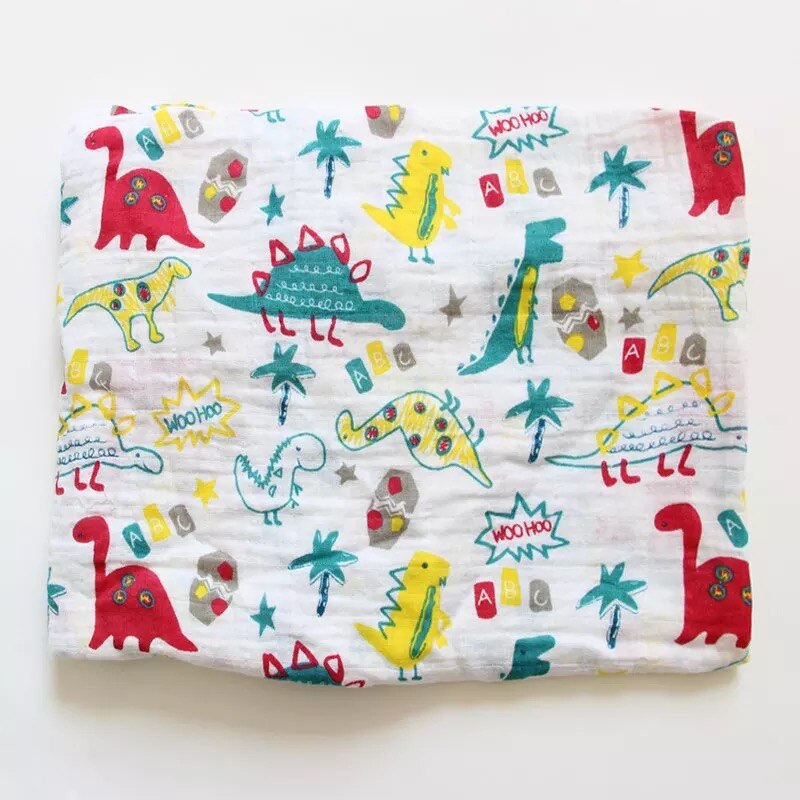 60*60 muslin bomull babyfilt swaddle mjuk tecknad wrap swaddle scarf multifunktion haklappar wrap rapa trasor handduk tillbehör