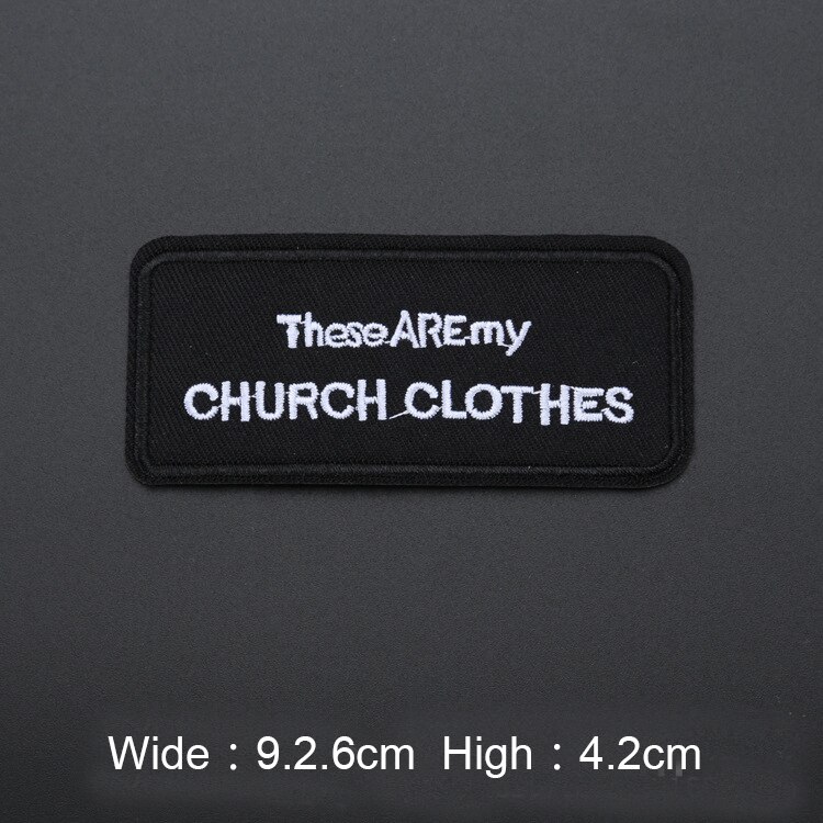 Computer embroidery black and white patch patch clothing accessories badge computer embroidery patch cloth: 9