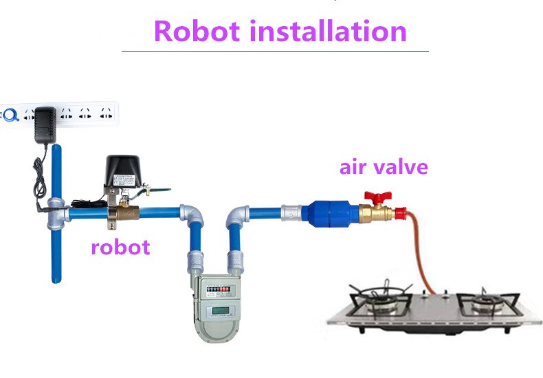 Wireless remote control electric valve switch wifi mobile phone remote control water valve ball valve 12V controller actuator